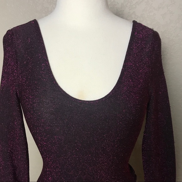 Zara Long Sleeve Scoop Neck bodysuit size Small - Picture 2 of 8